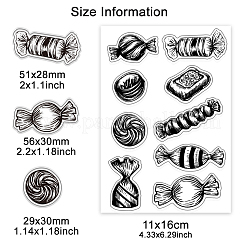 Прозрачные штампы из ПВХ с летней тематикой DIY-WH0631-0675