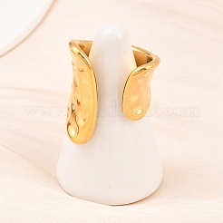 Открытые кольца манжеты из нержавеющей стали 304 RJEW-D336-02G