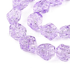 Стеклянные бусины с гальваническим покрытием &nbsp;EGLA-N012-08J