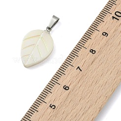 Natürliche geschnitzte Süßwassermuschelanhänger&nbsp;PALLOY-JF05288-02