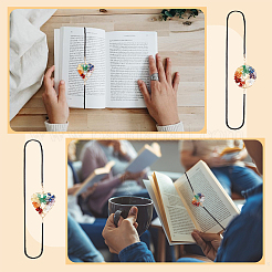 Ahademaker 4шт 2 стильные эластичные закладки AJEW-GA0004-86