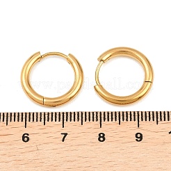 Серьги-кольца Huggie Hoop из нержавеющей стали 304&nbsp;EJEW-O087-06I-G