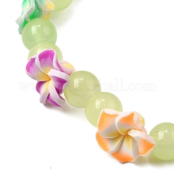 Браслеты из круглого бисера с имитацией нефрита&nbsp;BJEW-JB12060