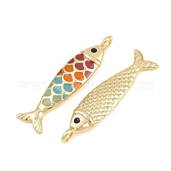 Pendentifs d'émail en laiton &nbsp;KK-CBA3297-05C-G