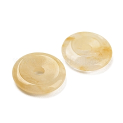 Китайские подвески с защитной пряжкой из натурального топаза и нефрита&nbsp;LS-G-B052-04