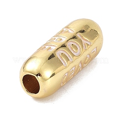 Бусины из эмалированной латуни&nbsp;KK-C220-06G-08