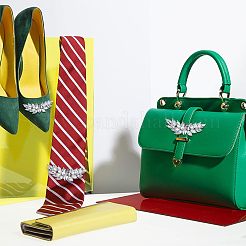 1 пара пряжек для обуви из сплава со стразами FIND-FG0001-18