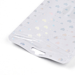 Прямоугольные лазерные пластиковые подарочные пакеты Инь-Янь с застежкой-молнией X1-OPP-E004-01B-C02