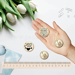 201 памятная монета из нержавеющей стали AJEW-CN0002-05D