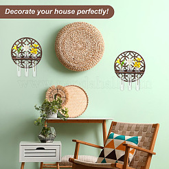 Настенный террариум-кашпо с пластиковой трубкой ODIS-WH0070-88D