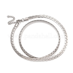 Collane a catena in acciaio inossidabile 304 anti-ossidazione&nbsp;NJEW-R266-08P