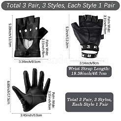 3 Paar&nbsp;AJEW-CL0004-93