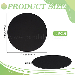 Плоские круглые акриловые подставки для дисплеев DIY-FG0005-55D