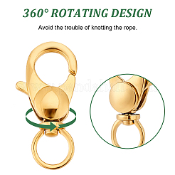 4 шт. поворотные карабины из нержавеющей стали 304 STAS-PH0005-35