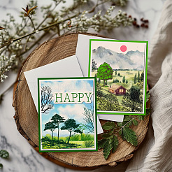 Изготовленные на заказ прозрачные штампы из ПВХ на летнюю тематику DIY-WH0631-0376