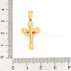 Pendentif en acier inoxydable 304 avec placage ionique (IP)&nbsp;STAS-H182-01G