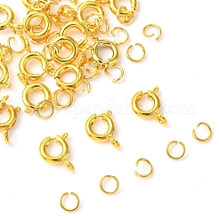 Латунная застежка пружинного кольца KK-FS0001-50G