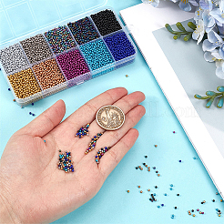 14450 lot de perles opaques bicolores&nbsp;GLAA-PH0004-69