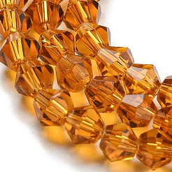 Прозрачные стеклянные бусины GLAA-F029-3mm-28