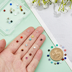 48 шт. 24 стиля кабошонов из натуральных и синтетических смешанных драгоценных камней G-FH0002-50