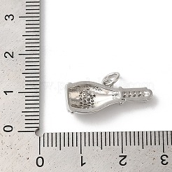 Подвески из латуни с покрытием из прозрачного кубического циркония&nbsp;KK-Z056-25P