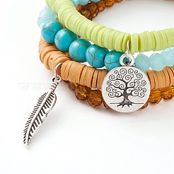 4 pz bracciali elastici&nbsp;BJEW-JB05888