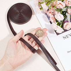 Плоский шнур из искусственной кожи длиной 5 м. LC-WH0009-07A