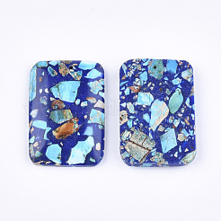 Собранные синтетические имперские яшмы и натуральные лазуриты&nbsp;G-S329-048