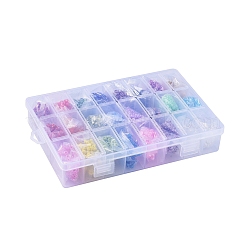 24 цвет 6/0 стеклянных бусины&nbsp;SEED-X0052-02-4mm