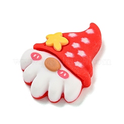 Рождественские кабошоны из непрозрачной смолы для декодирования&nbsp;RESI-U006-03A