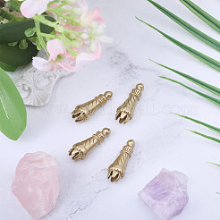 4 шт. латунные наконечники для шнура&nbsp;KK-CA0003-73B