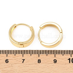 Латунные серьги обруча&nbsp;EJEW-D348-25G