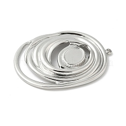 Оправы для подвесок из нержавеющей стали 304 в виде кабошонов&nbsp;LS-STAS-L293-01P