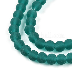 Прозрачные стеклянные бусины GLAA-T032-T4mm-MD21