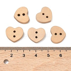 Прекрасный 2-луночное основные пришивания пуговиц в форме сердца&nbsp;NNA0Z9E