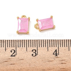 Латунные подвески из измельченного льда с кубическим цирконием&nbsp;KK-D024-25A-G