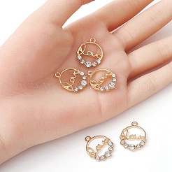 Сплава кристалла горный хрусталь подвески FIND-YW0001-99