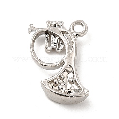 Подвески из сплава со стразами ALRI-M006-08P