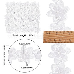 5 ярд органзы кружево вышивка аксессуары для костюма DIY-GF0005-18C