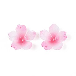 Capuchons de perles acryliques en forme de fleur&nbsp;X-SACR-T017-51C