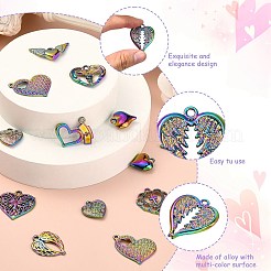 Подвески из сплава 20шт 10 стиля&nbsp;PALLOY-CJ0002-17