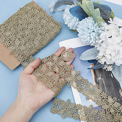 5 ярд кружевной отделки из полиэстера OCOR-GF0001-99