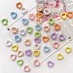 32шт. 8-цветная рамка из сплава для бусин с покрытием из запекаемой краски&nbsp;FIND-SP0004-50A