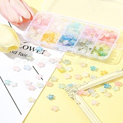 300 шт. 10-х цветные матовые акриловые подвески&nbsp;OACR-FS0004-09