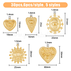 Подвески из латуни DIY-HY0001-40