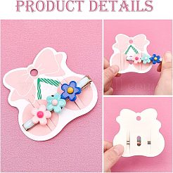 Carte di visualizzazione di fermagli per capelli di carta&nbsp;DIY-WH0199-79
