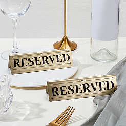 6 шт. 201 нержавеющая сталь зарезервированные таблички&nbsp;AJEW-GA0008-88