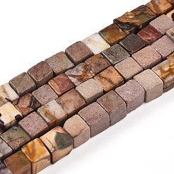 Натуральная полихромная яшма/камень Пикассо/нити бус из яшмы Пикассо G-T140-45B