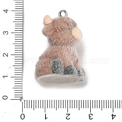 Beflockung von Anhängern aus opakem Harz&nbsp;FIND-E060-01A