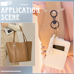 6 шт. 3-х цветные застежки для брелка из сплава&nbsp;FIND-SC0014-43